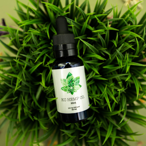 Organic CBD Oil Tincture | THC Free | Mint Flavor - KC Hemp Co.®